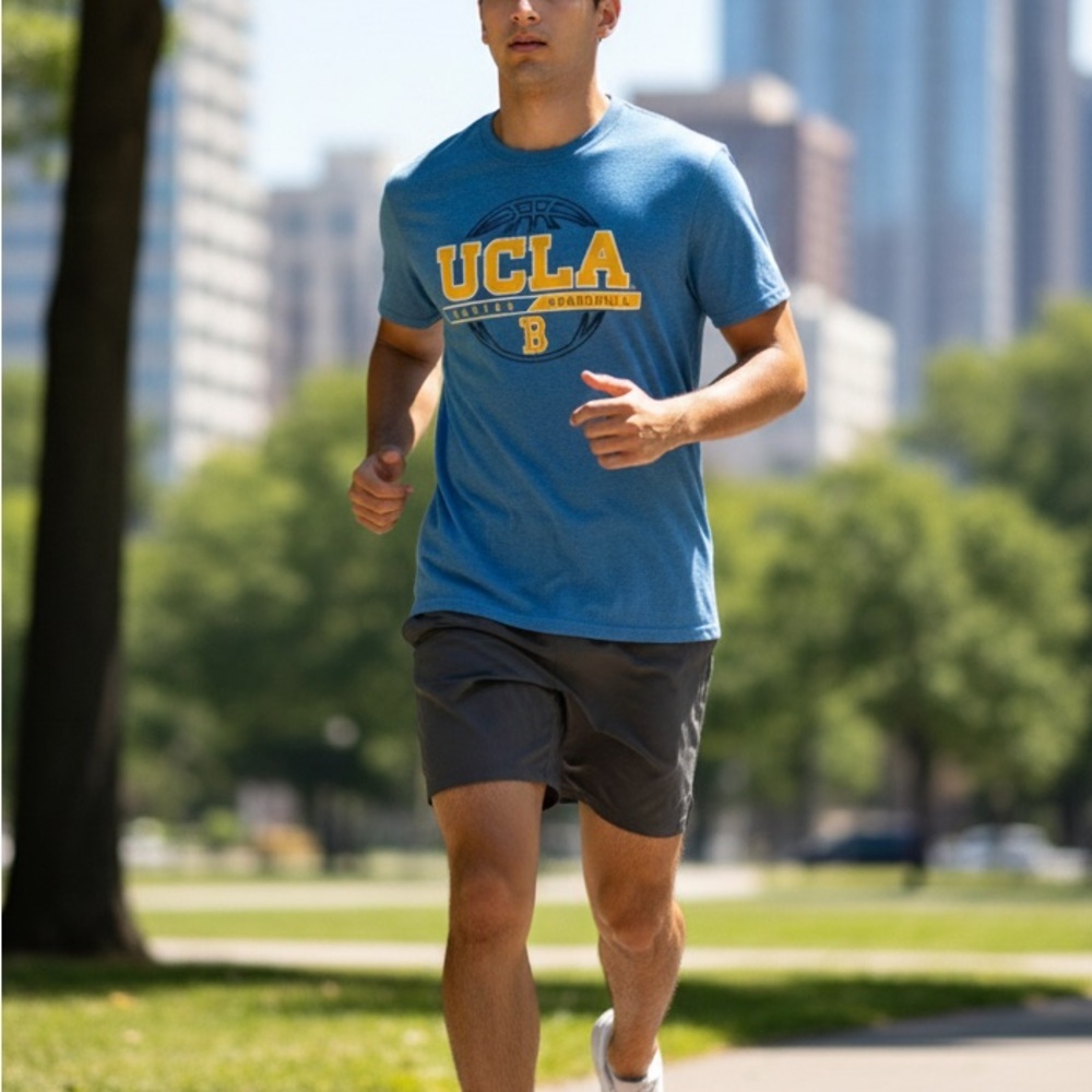 Champion UCLA Bruins Basketball Blue Tee